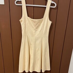 H&M Butter Yellow Mini Dress
